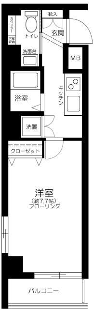 ステージグランデ田園調布（407） 間取り図画像