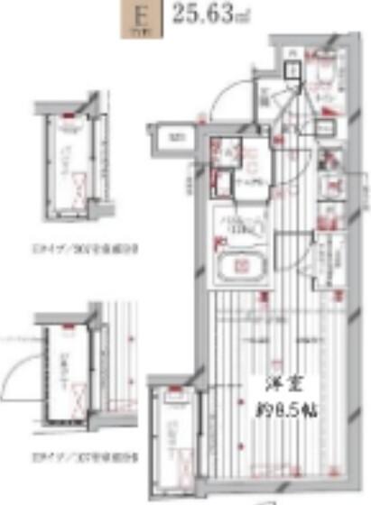 レガリス洗足池（308） 間取り図画像