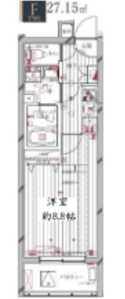 レガリス洗足池（208） 間取り図画像