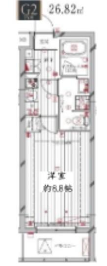 レガリス洗足池（210） 間取り図画像