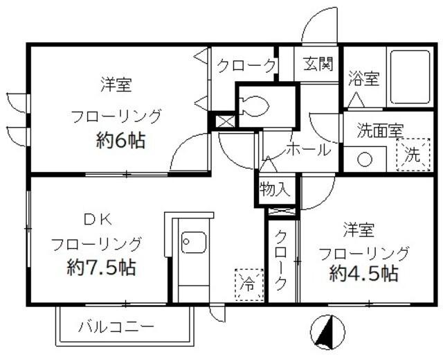 グレイス久が原（101） 間取り図画像
