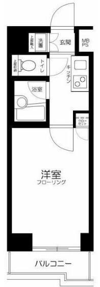 大田区矢口マンション 間取り図画像
