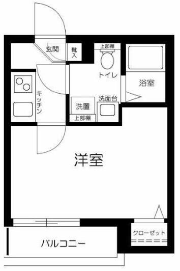 大田区西馬込マンション 間取り図画像
