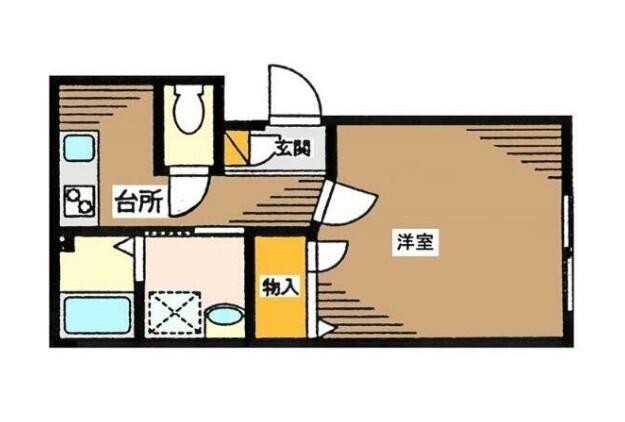アクティ池上（103） 間取り図画像