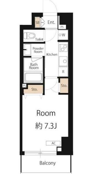 HY's flat　糀谷（102） 間取り図画像
