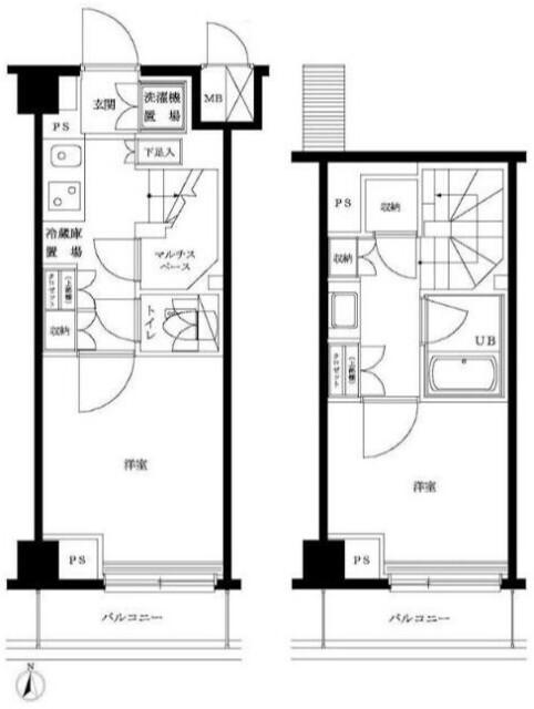 ルーブル多摩川七番館（507） 間取り図画像