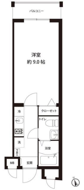 レオーネ馬込（407） 間取り図画像