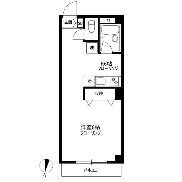 池上ネオハイム（101） 間取り図画像