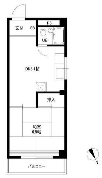 池上ネオハイム（301） 間取り図画像