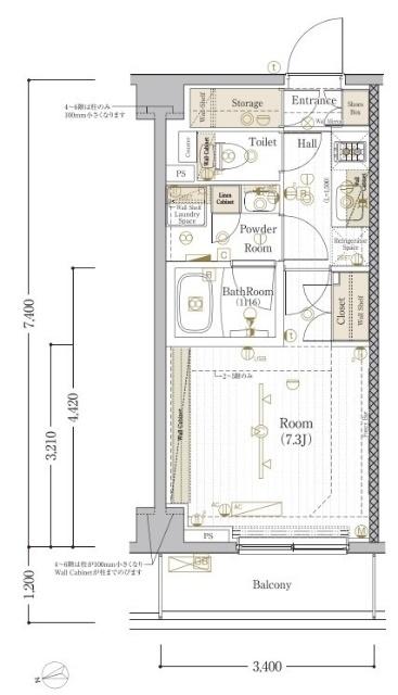 ブライズ西大井DUE（207） 間取り図画像