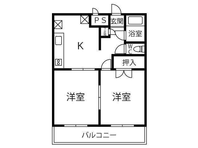 ＳｕｎＶｉｓｔａ池上（101） 間取り図画像
