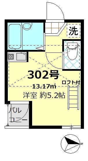 グラシア大森（302） 間取り図画像