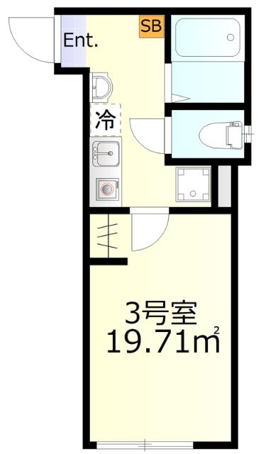 シュテルン蒲田（303） 間取り図画像