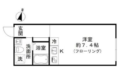 GRAVA　SENZOKU（303） 間取り図画像