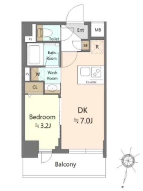 SHOKEN Residence西馬込（303） 間取り図画像