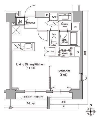 イプセ蒲田III（601） 間取り図画像