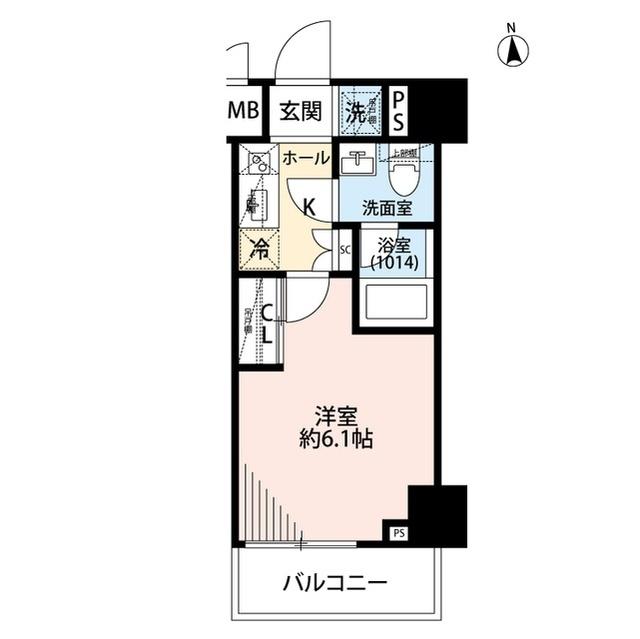 プレール・ドゥーク品川旗の台（903） 間取り図画像