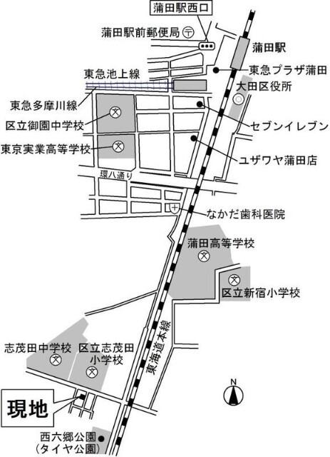 カーサルビア（202） 地形図・案内図