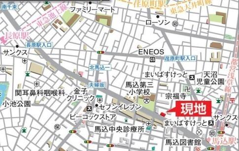 レオーネ馬込（407） 地形図・案内図