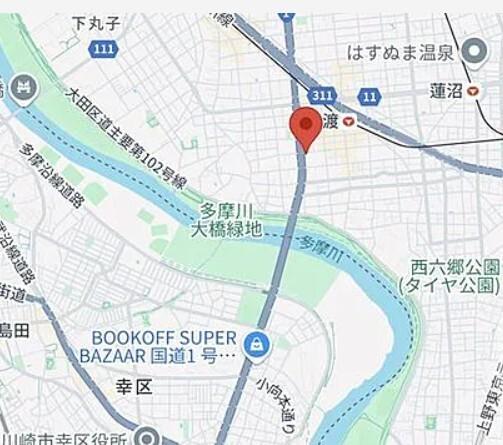 ブライズ多摩川（307） 地形図・案内図