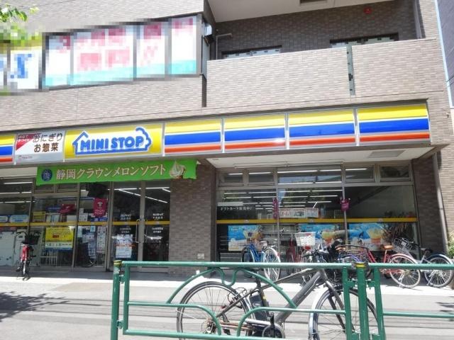 ミニストップ平和島店：196m