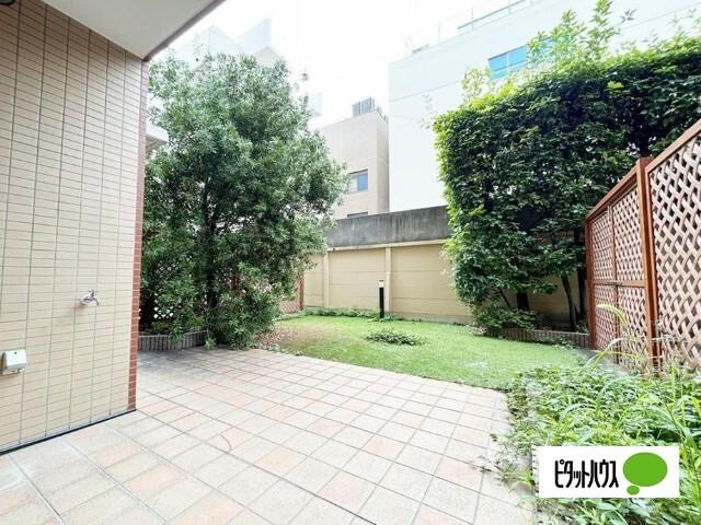 大田区矢口中古マンション 庭