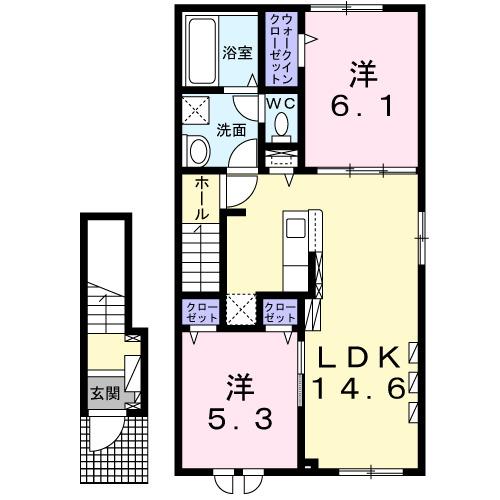 アピア（205） 間取り図画像
