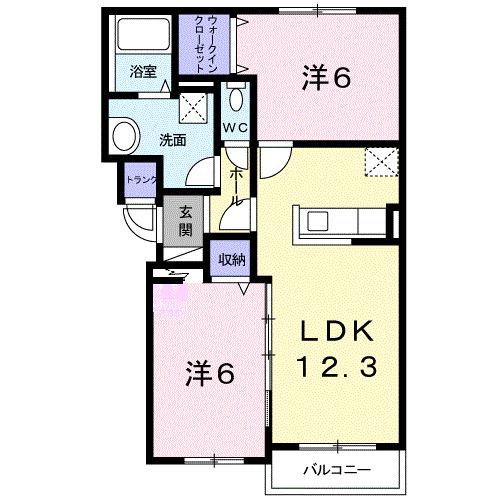 エクセルシオール（202） 間取り図画像