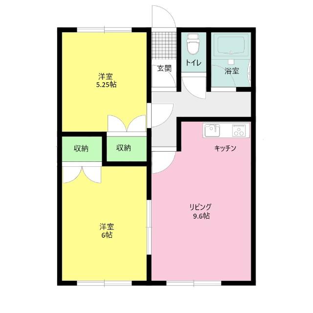 ハッピーハイツ（105） 間取り図画像
