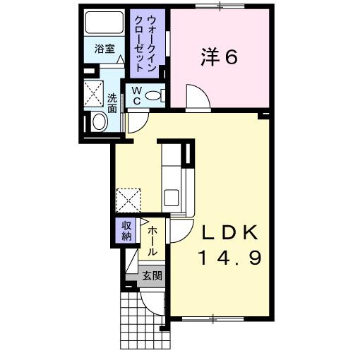 スウィート　レジデンス（104） 間取り図画像