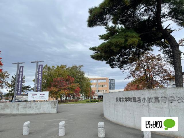 私立駒澤大学附属苫小牧高校：1447m