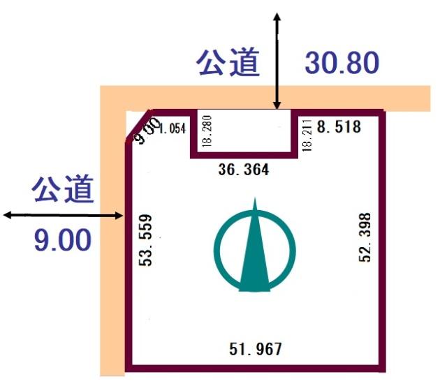 糸井土地 区画図