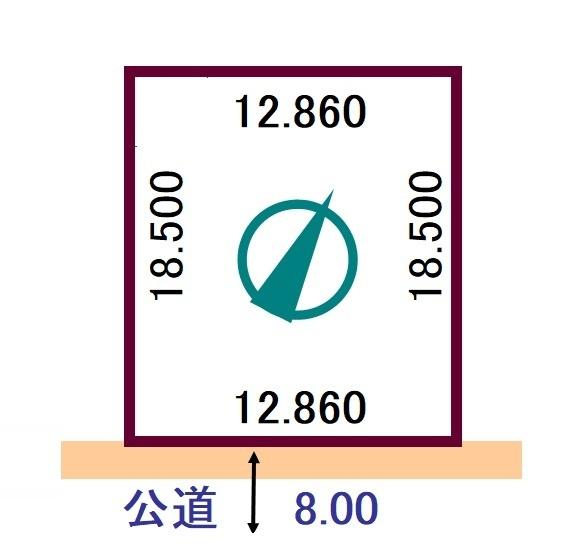 北星町２東 区画図