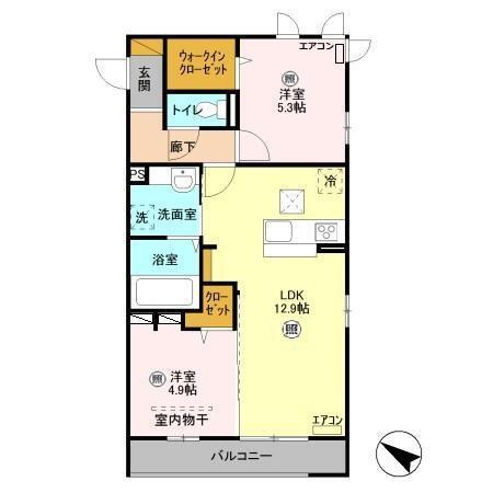 プレミール（101） 間取り図画像