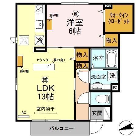 ポルタブローネ（101） 間取り図画像