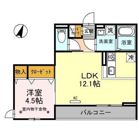 ロイヤルガーデンコート武蔵浦和（202） 間取り図画像