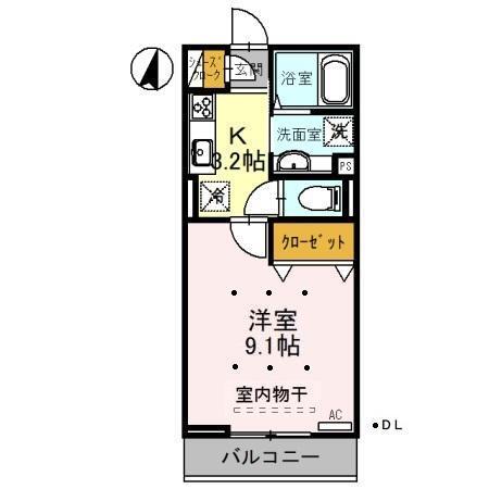 アバンス大宮（305） 間取り図画像