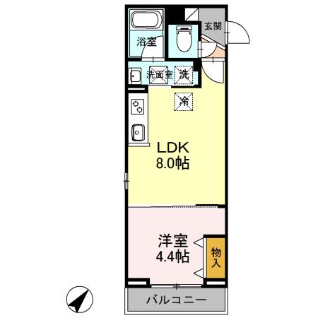 パルナシウス（201） 間取り図画像