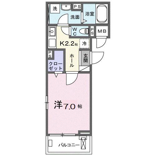 プリムローズ　ガーデン（301） 間取り図画像