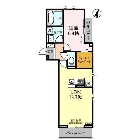 Gloire Court（301） 間取り図画像
