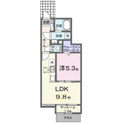 スタービレＮＡＫＡＯ（103） 間取り図画像