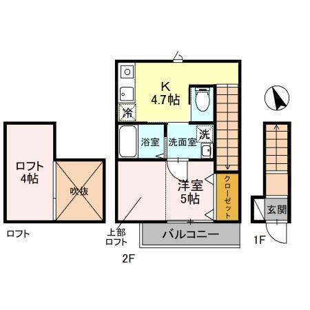 コーポSAKASHITA（201） 間取り図画像