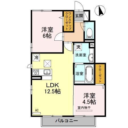 グランルミエール　Ｂ棟（102） 間取り図画像