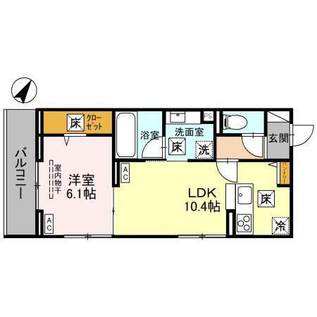 リ・ドール東浦和（101） 間取り図画像
