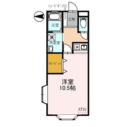 プラザ・ヒルトップ（301） 間取り図画像
