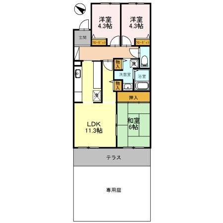  間取り図写真