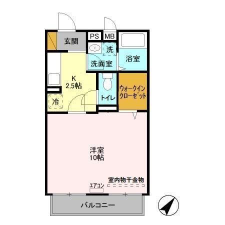グリーンコート　壱番館（201） 間取り図画像