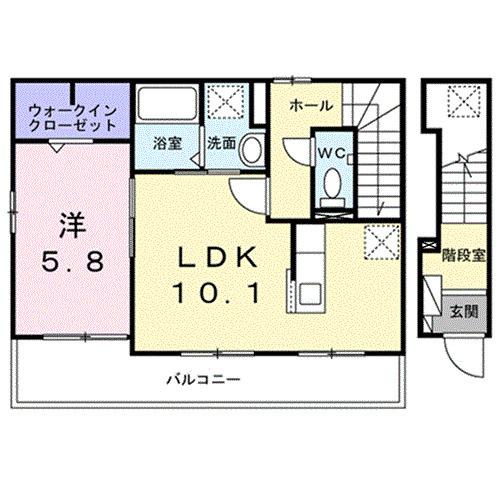さくらガーデン（201） 間取り図画像