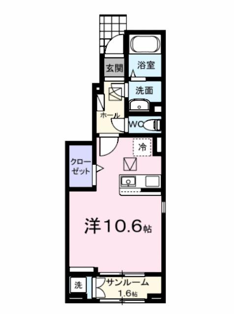 トゥルーバスティアン（101） 間取り図画像