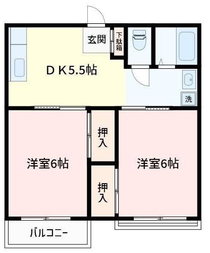 コーナーハウスA（203） 間取り図画像